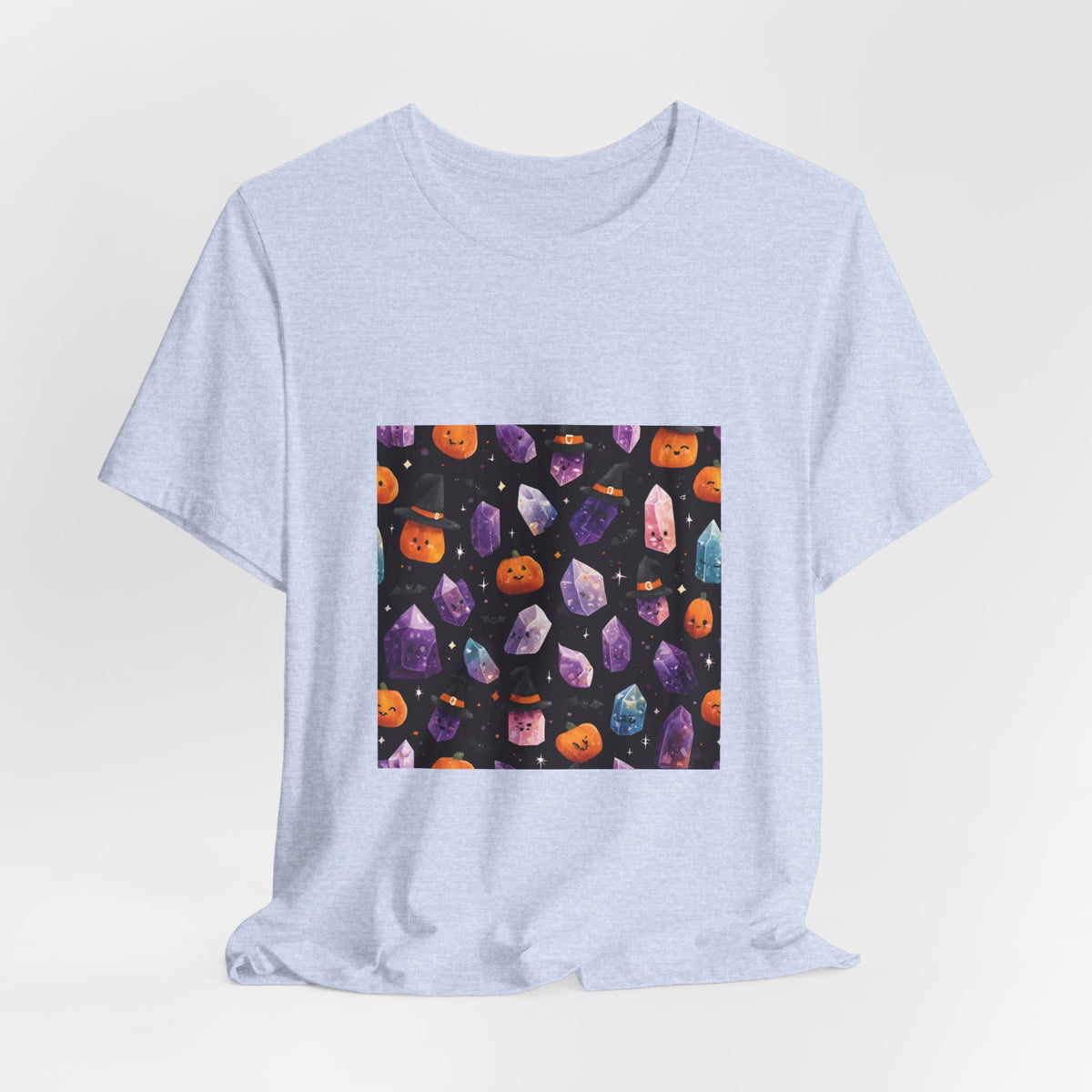 Halloween Crystal Party T-Shirt | Soft Blues