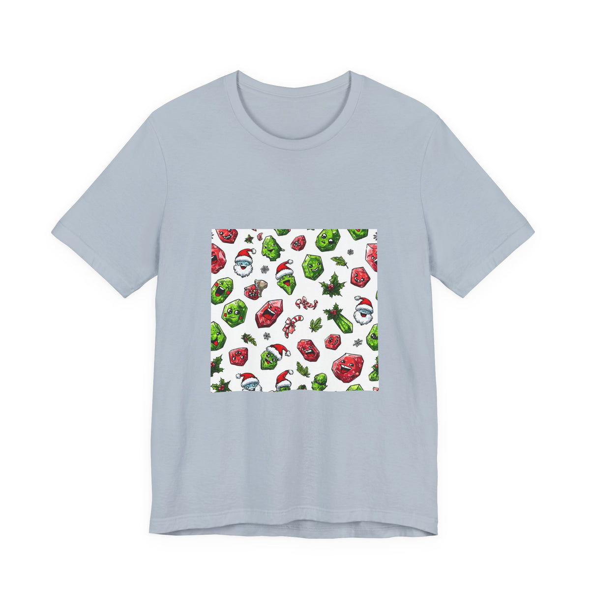 Christmas Crystal Cheer T-Shirt | Soft Blues
