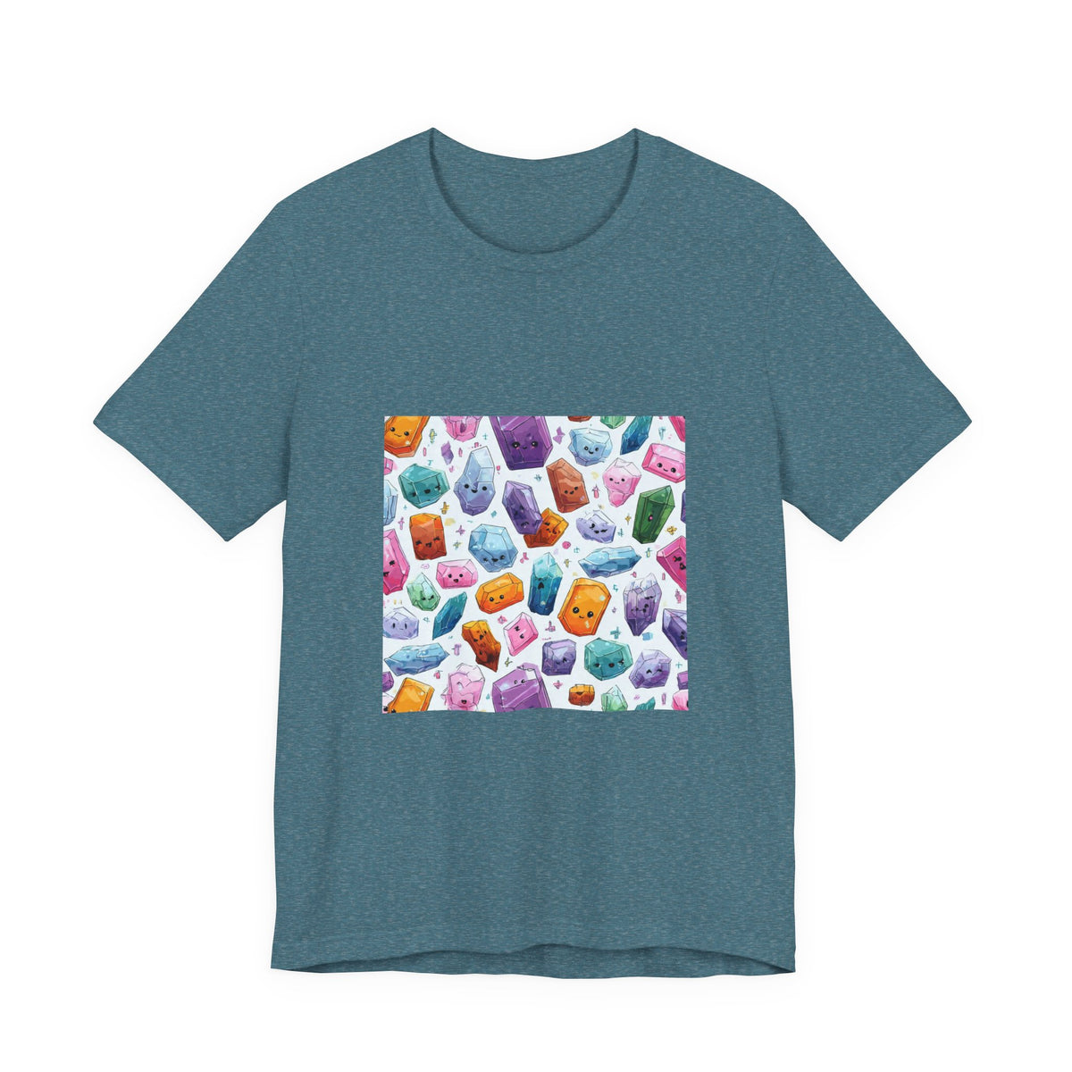Pastel Crystal Friends T-Shirt | Forest & Ocean