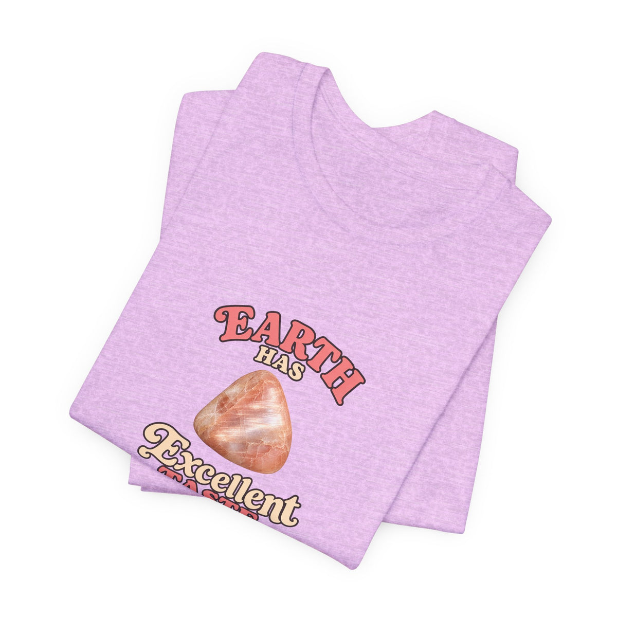Earth Has Excellent Taste — Peach Moonstone Tee | Pinks & Orchid
