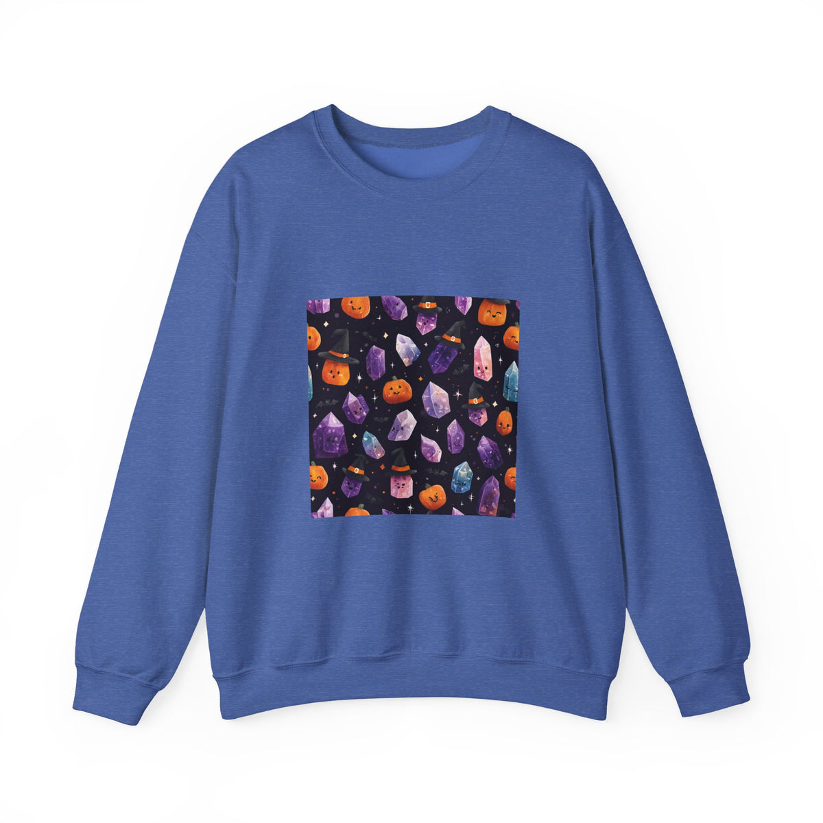 Halloween Crystal Party Crewneck | Blues, Purples & Pinks