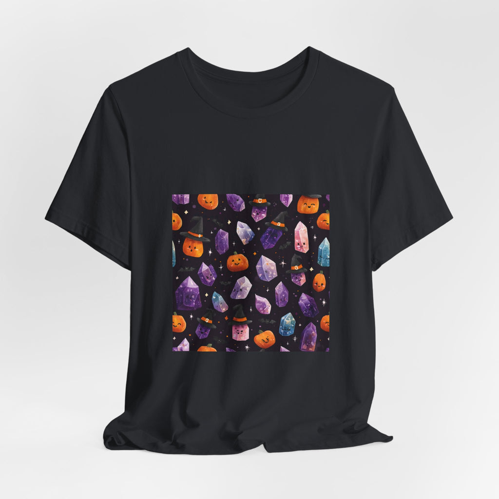 Halloween Crystal Party T-Shirt | Dark Neutrals & Reds