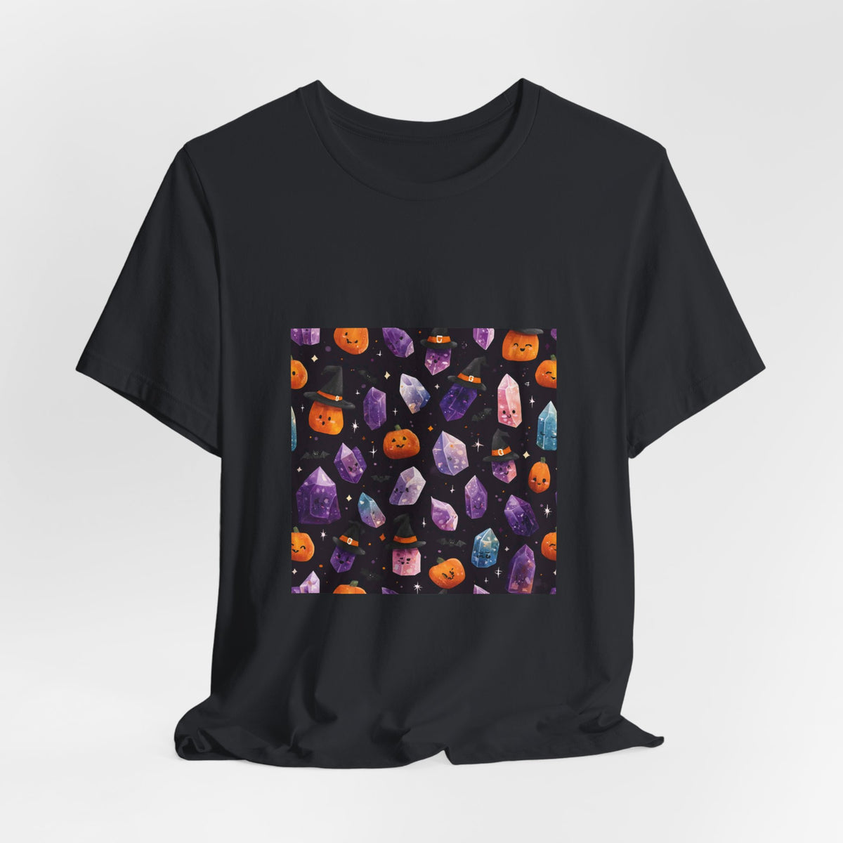 Halloween Crystal Party T-Shirt | Dark Neutrals & Reds