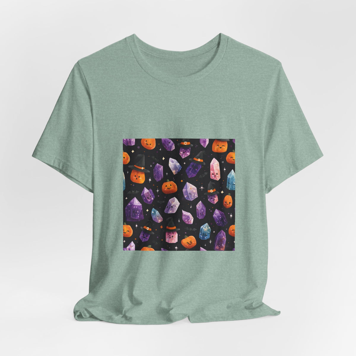 Halloween Crystal Party T-Shirt | Soft Blues