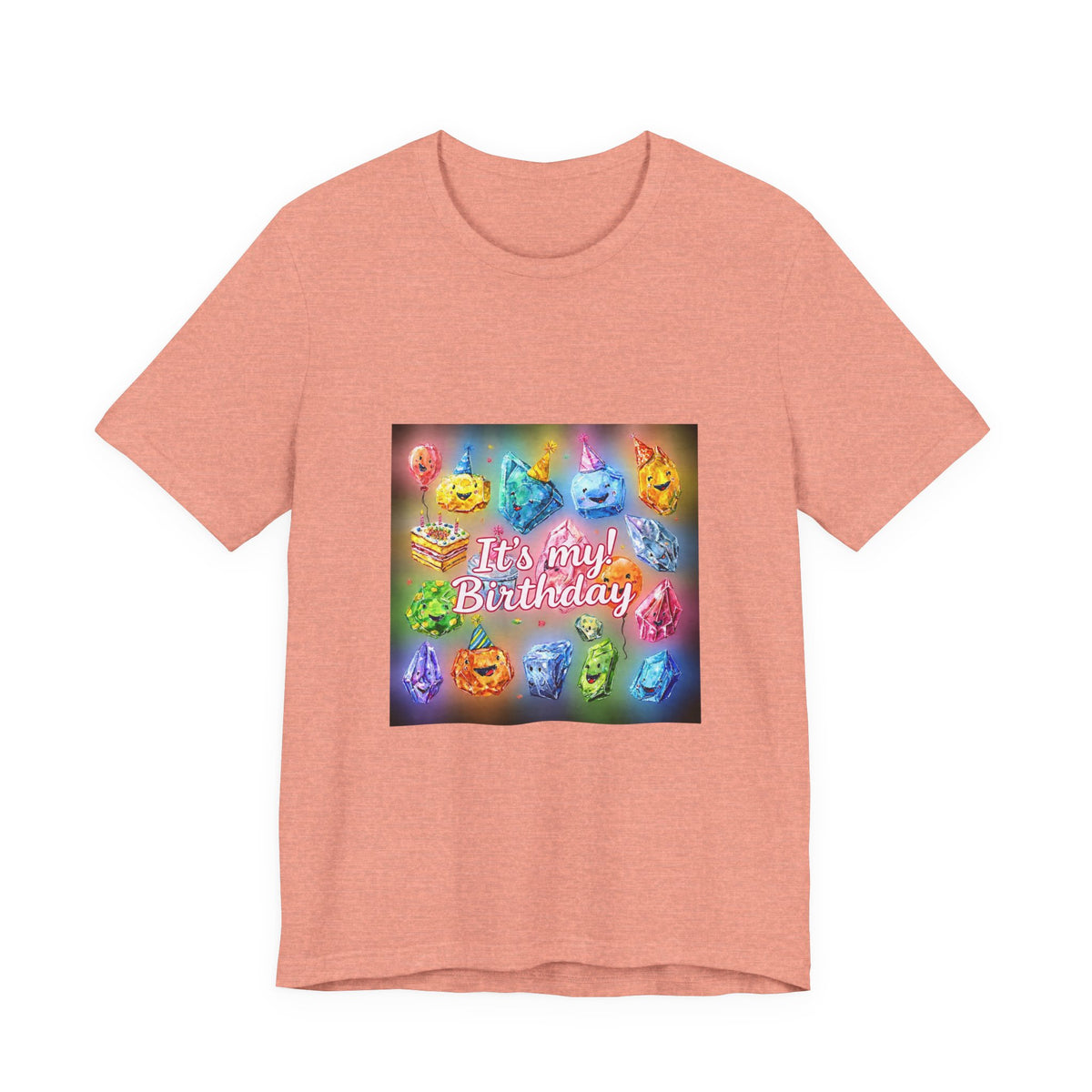It's My Birthday Crystal Party T-Shirt | Pinks & Orchid