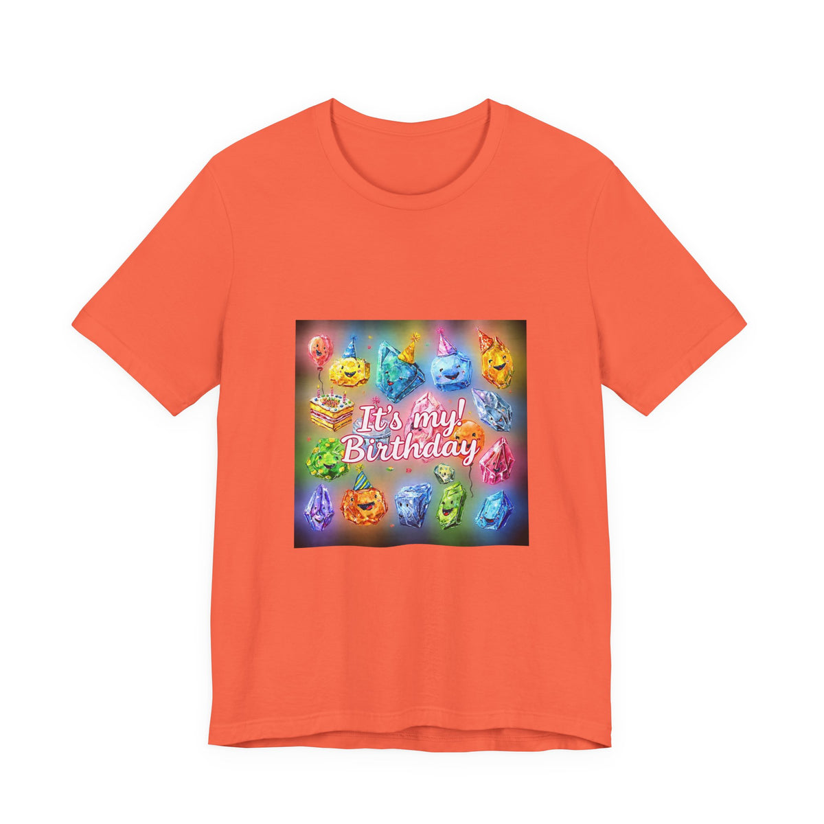 It's My Birthday Crystal Party T-Shirt | Pinks & Orchid