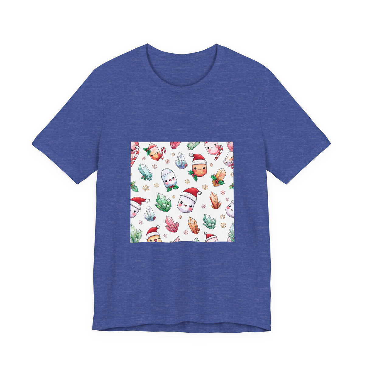 Pastel Christmas Crystal Friends T-Shirt | Royal, Navy & Purple
