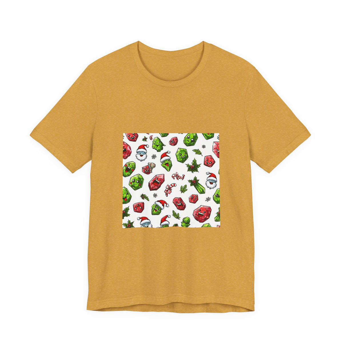 Christmas Crystal Cheer T-Shirt | Golds, Mints & Teal