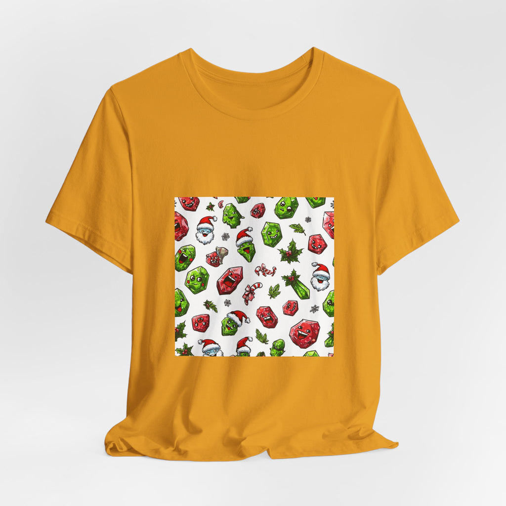 Christmas Crystal Cheer T-Shirt | Golds, Mints & Teal