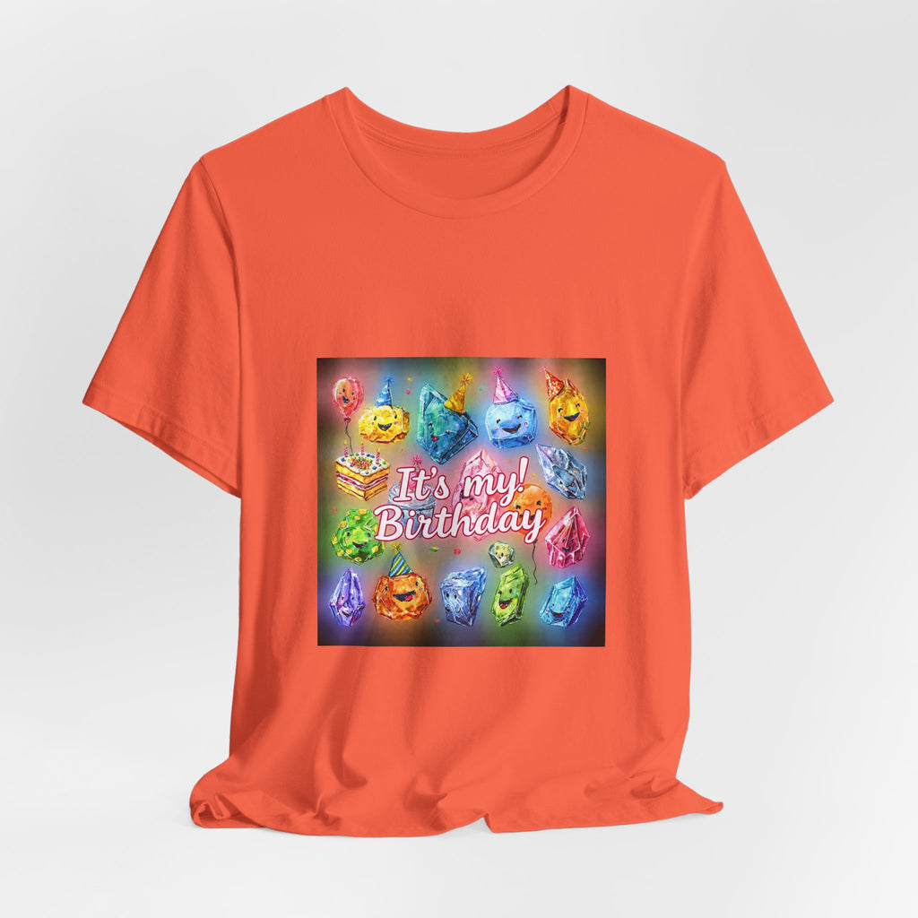 It's My Birthday Crystal Party T-Shirt | Pinks & Orchid