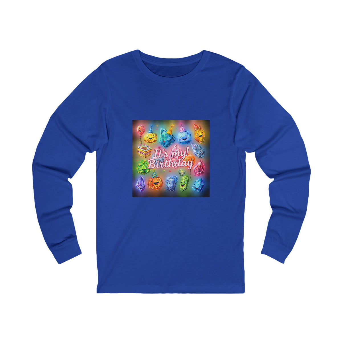 It's My Birthday Crystal Party Long Sleeve T-Shirt