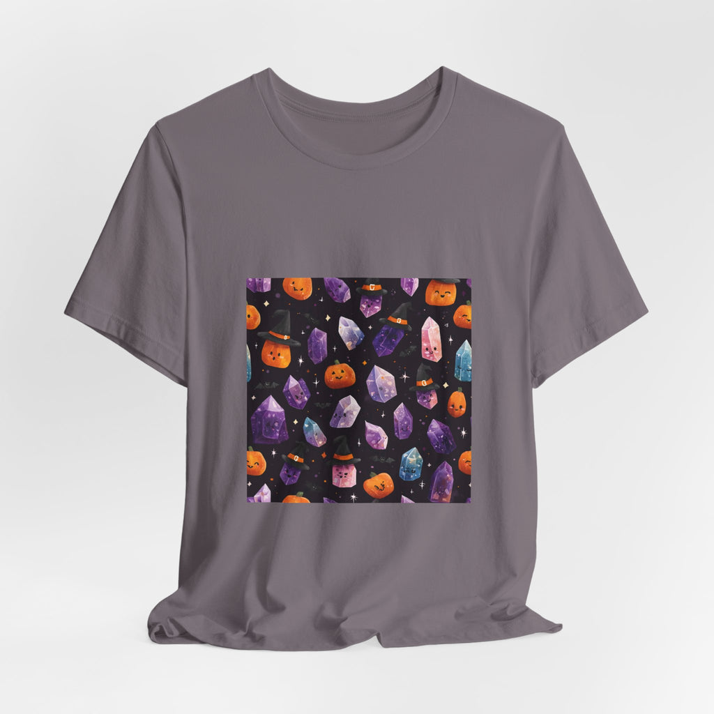 Halloween Crystal Party T-Shirt | Light Neutrals