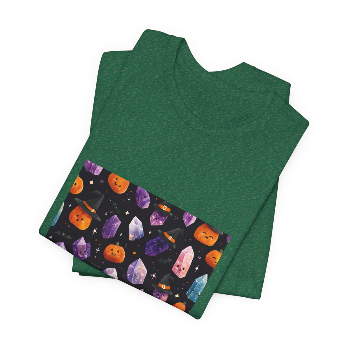 Halloween Crystal Party T-Shirt | Greens