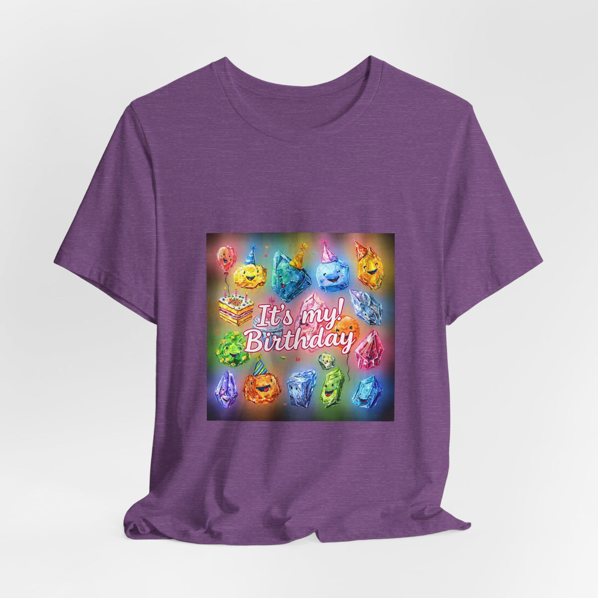 It's My Birthday Crystal Party T-Shirt | Royal, Navy & Purple