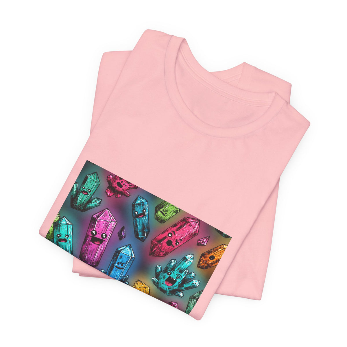Colorful Crystal Characters T-Shirt | Pinks & Orchid
