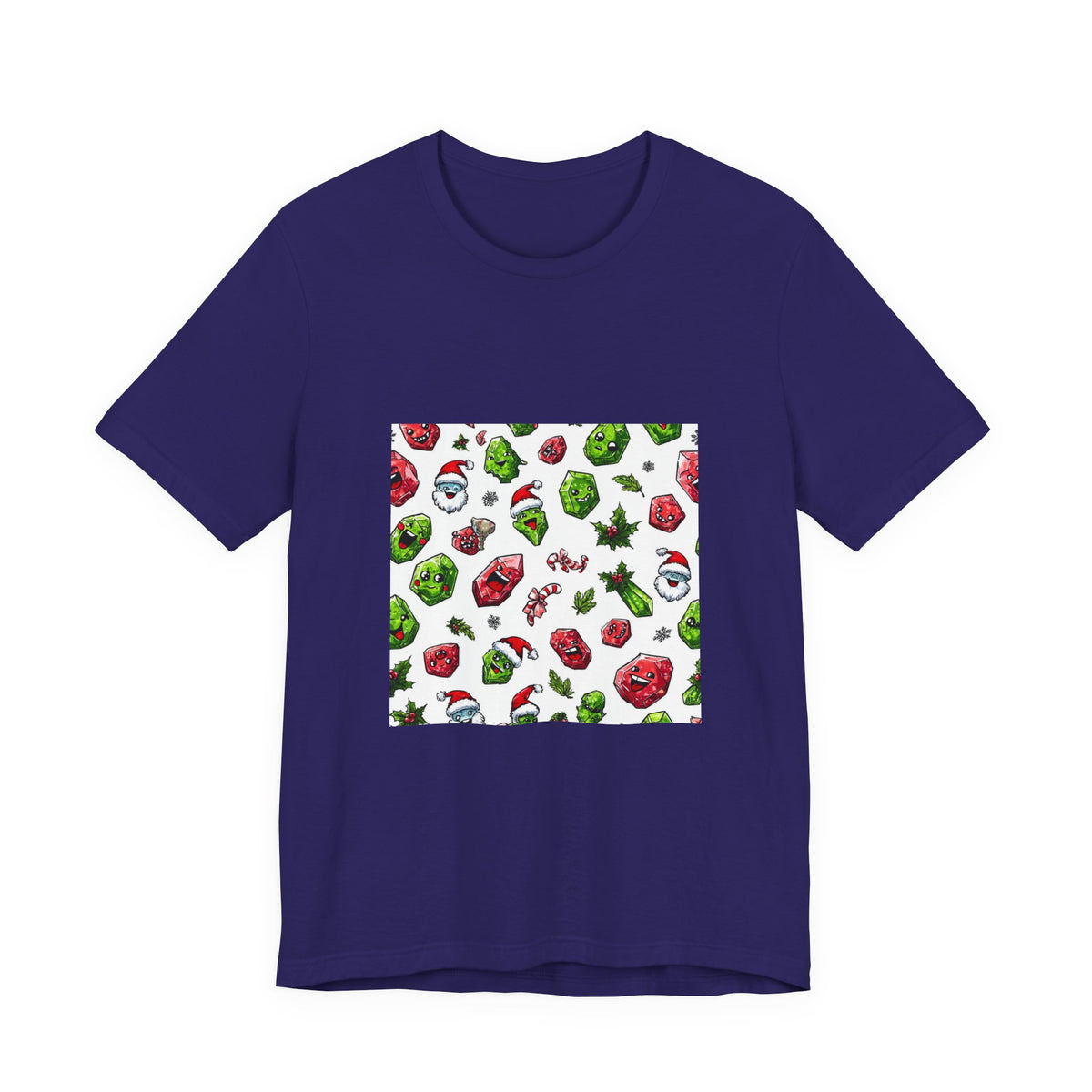 Christmas Crystal Cheer T-Shirt | Royal, Navy & Purple