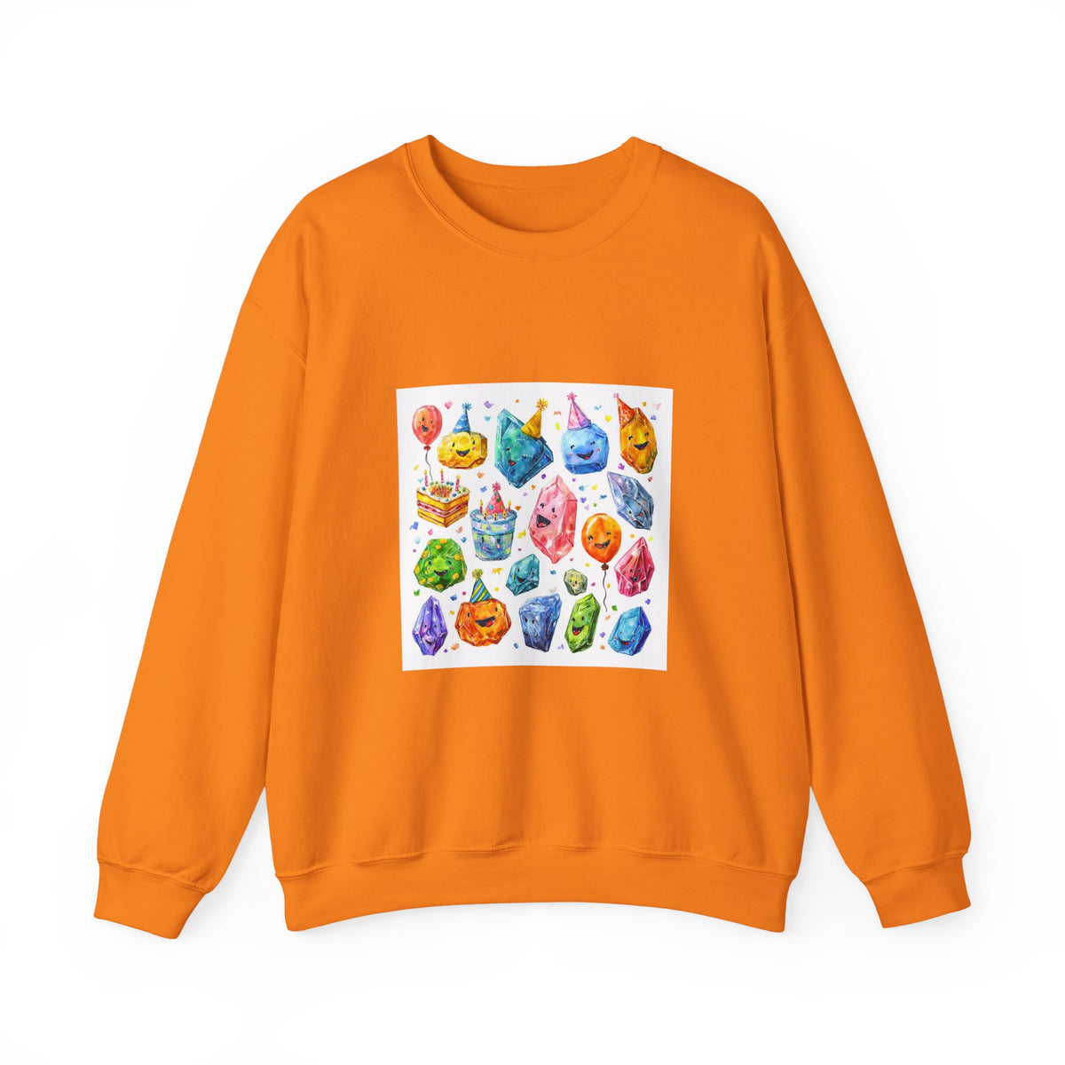 Crystal Birthday Party Crewneck | Earth Tones & Brights