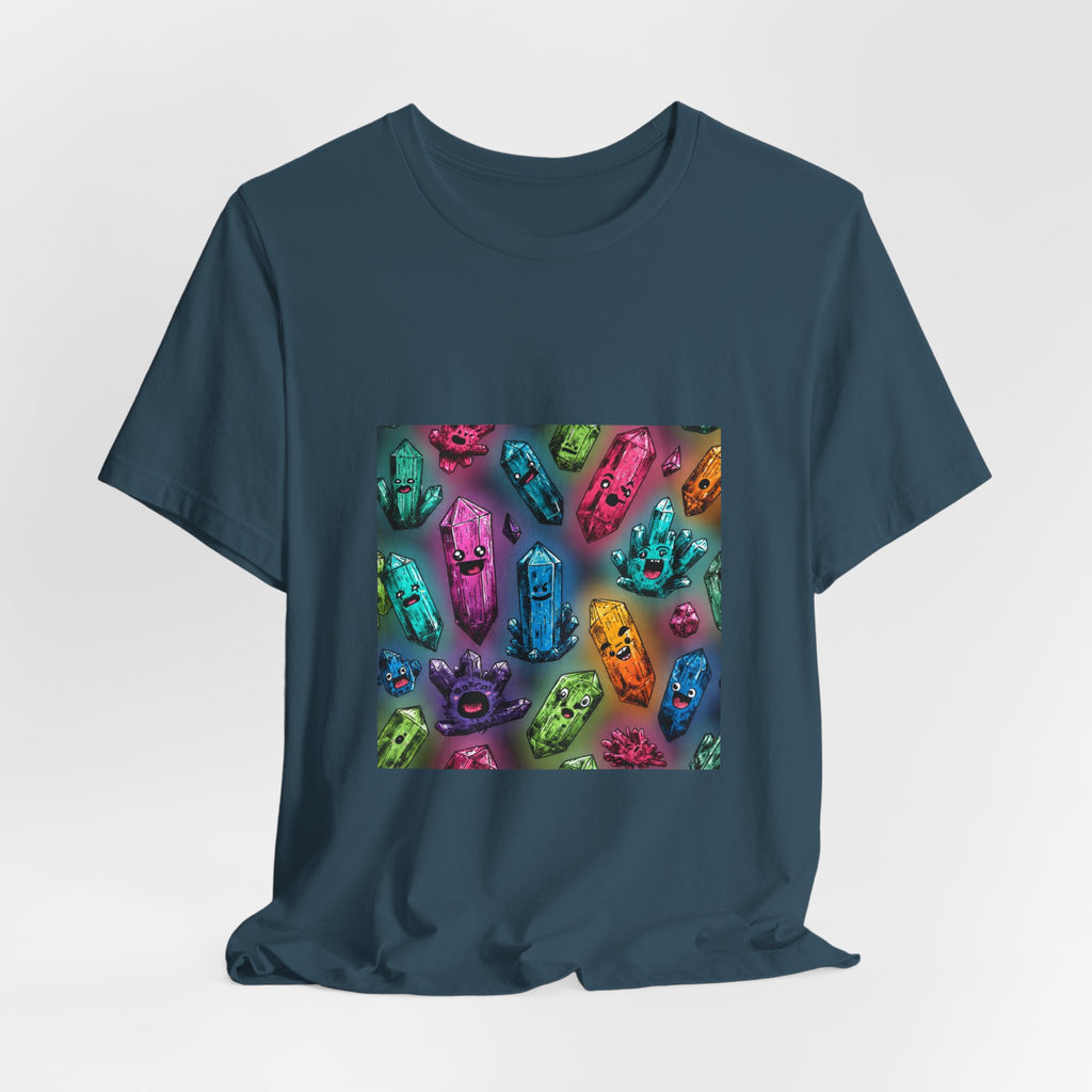 Colorful Crystal Characters T-Shirt | Forest & Ocean