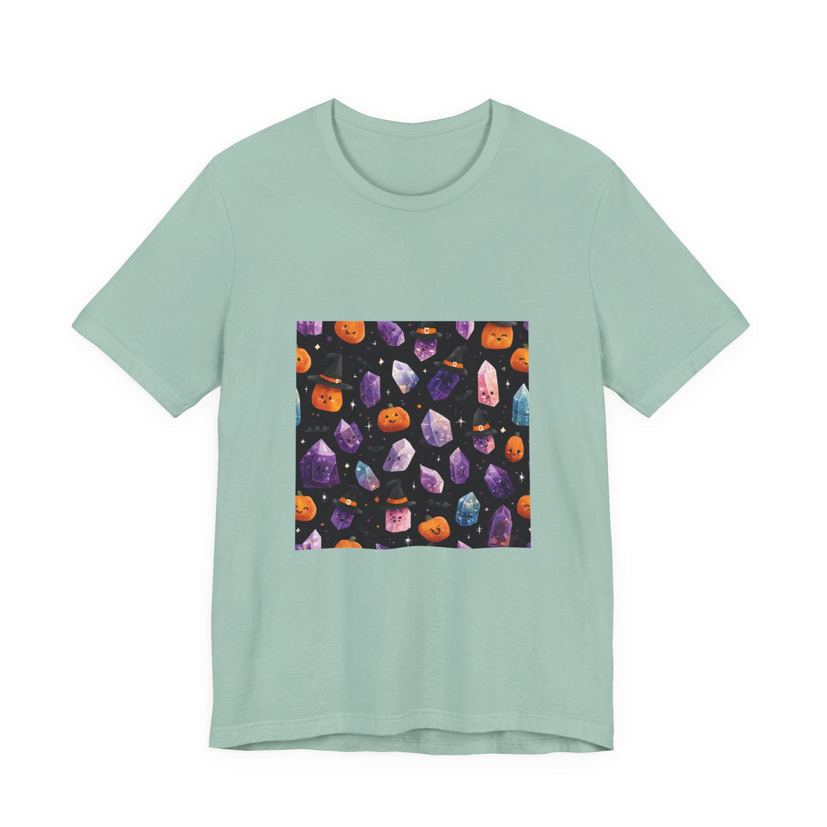 Halloween Crystal Party T-Shirt | Soft Blues