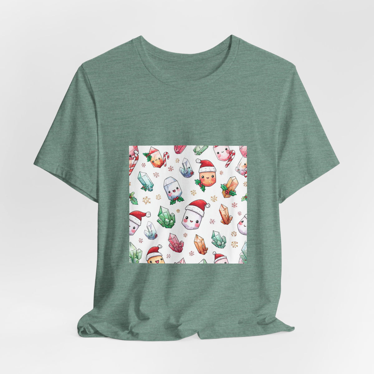Pastel Christmas Crystal Friends T-Shirt | Forest & Ocean