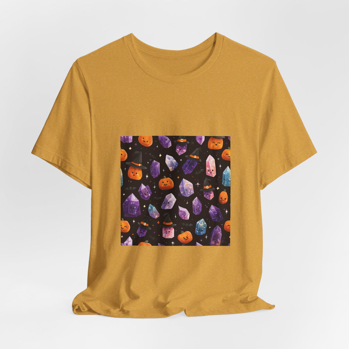 Halloween Crystal Party T-Shirt | Golds, Mints & Teal