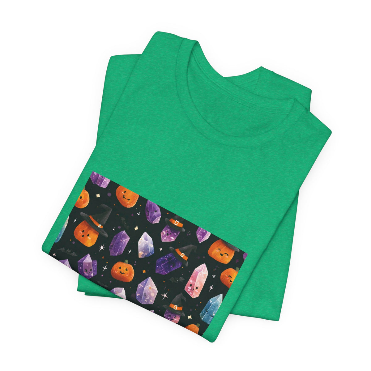 Halloween Crystal Party T-Shirt | Greens