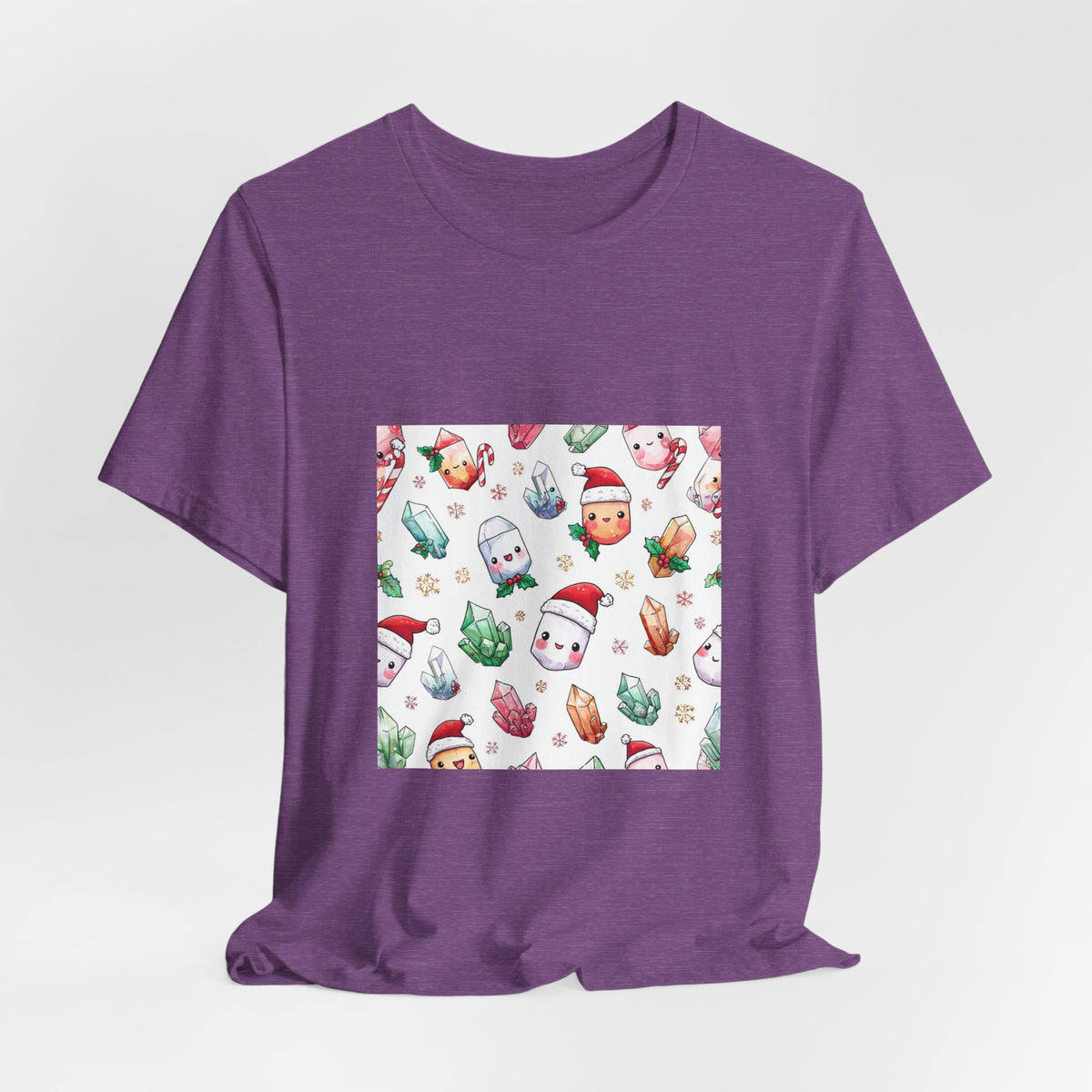 Pastel Christmas Crystal Friends T-Shirt | Royal, Navy & Purple