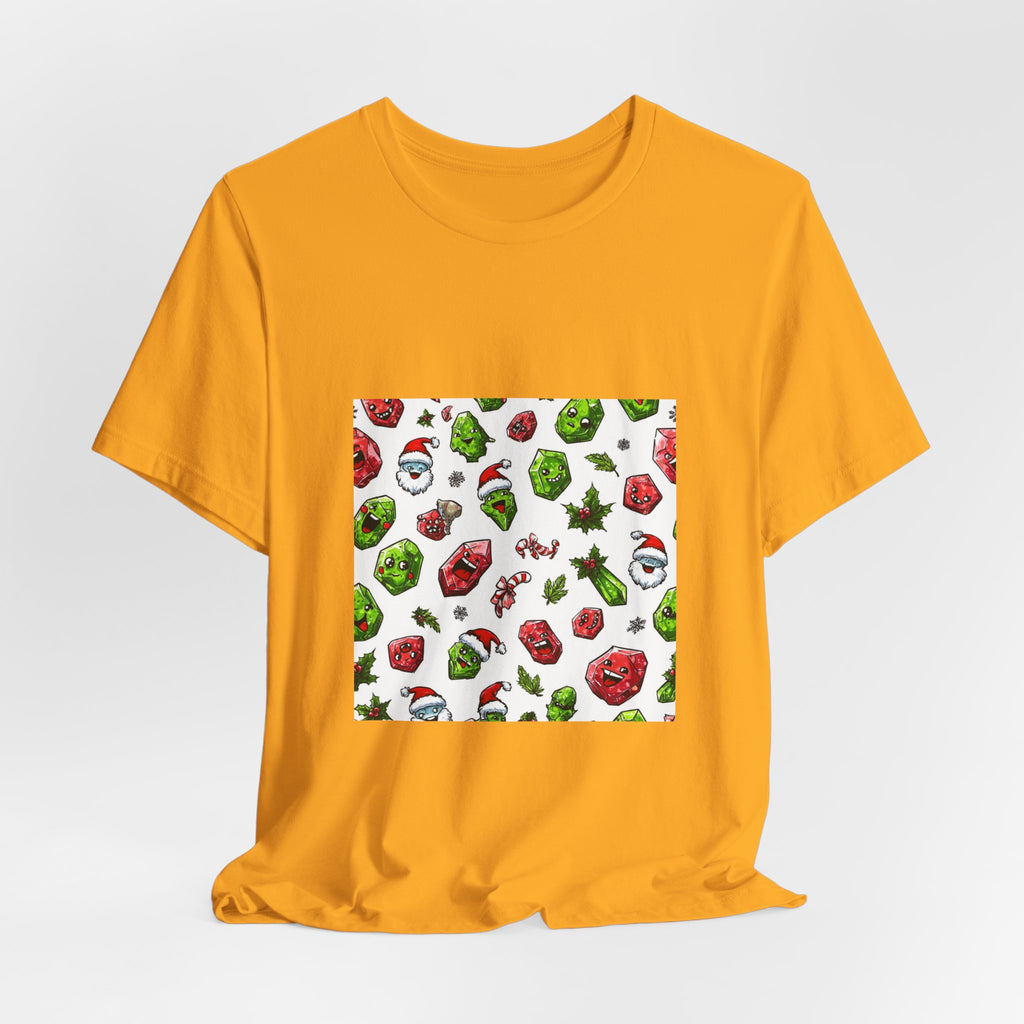 Christmas Crystal Cheer T-Shirt | Golds, Mints & Teal