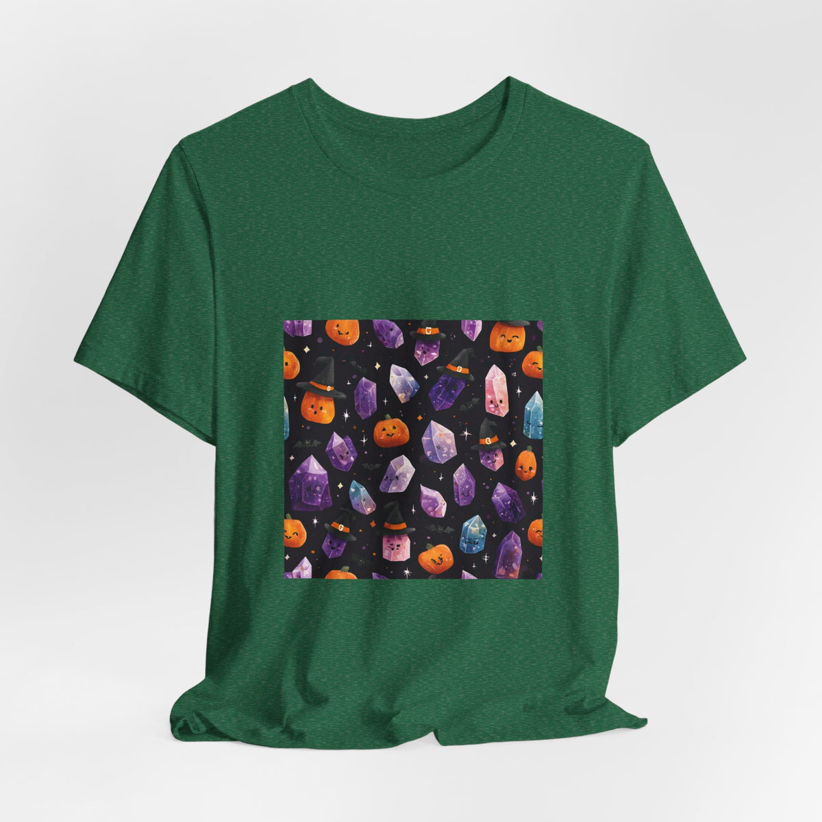 Halloween Crystal Party T-Shirt | Greens