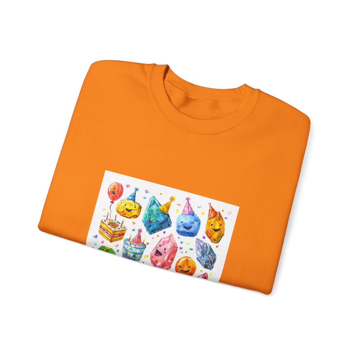Crystal Birthday Party Crewneck | Earth Tones & Brights