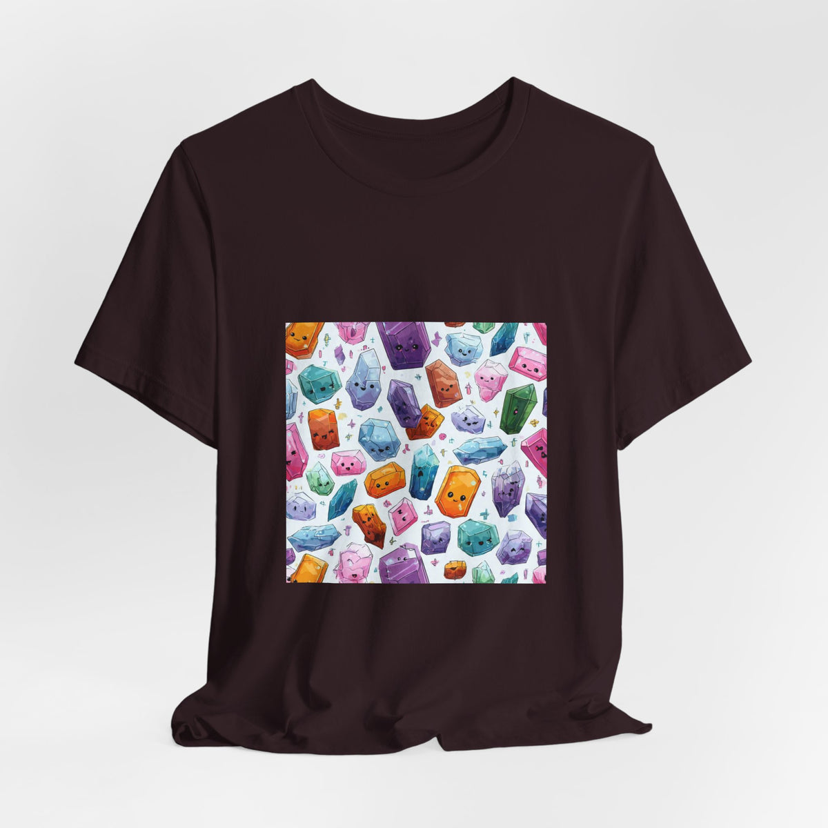 Pastel Crystal Friends T-Shirt | Dark Neutrals & Reds