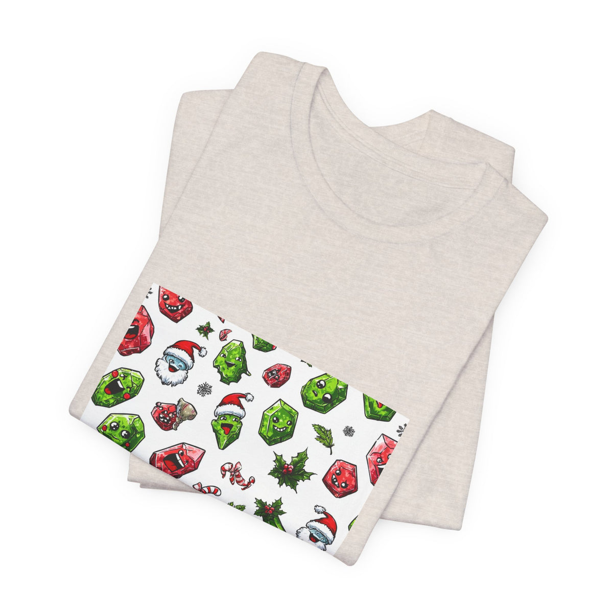 Christmas Crystal Cheer T-Shirt | Sandy Neutrals & Oranges