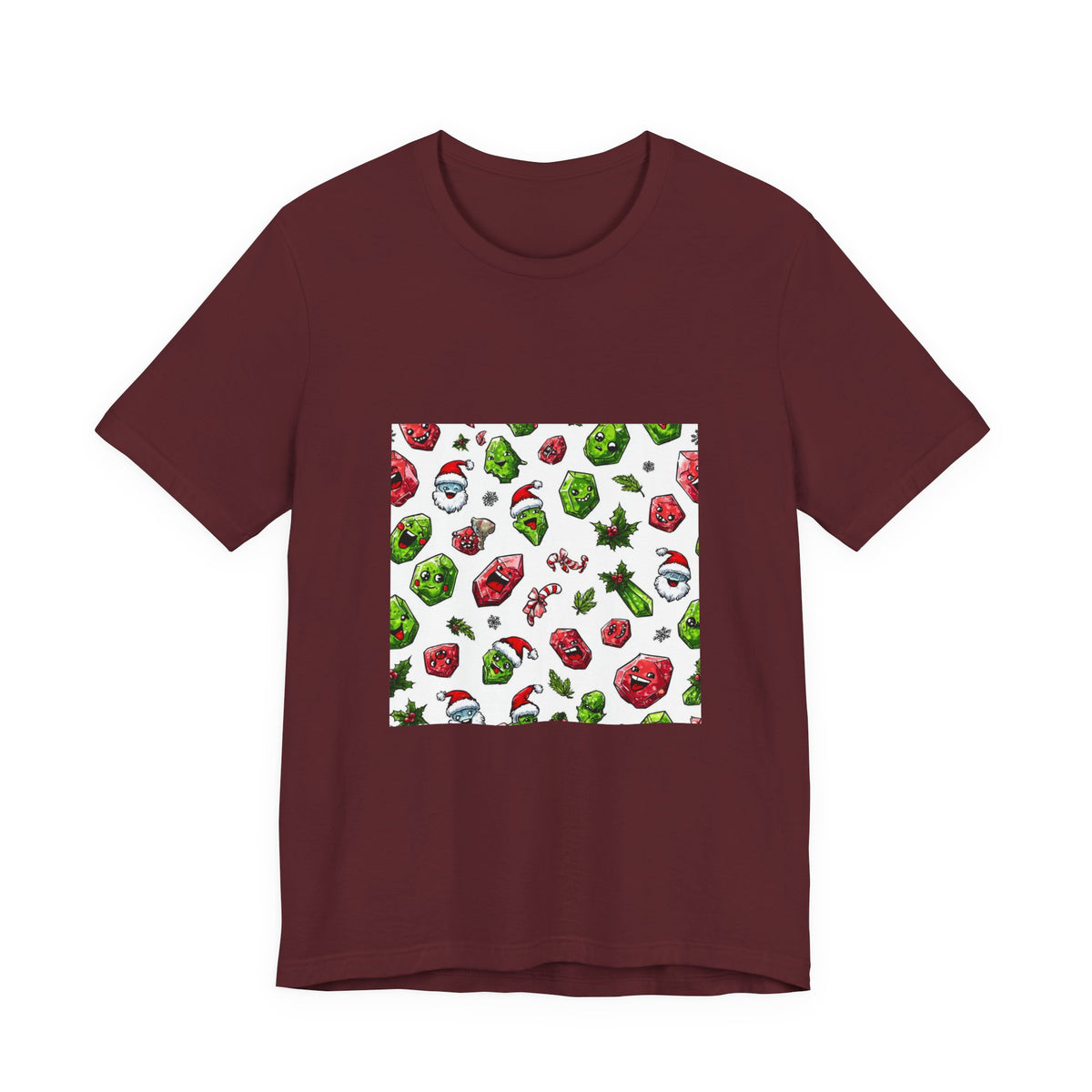 Christmas Crystal Cheer T-Shirt | Earthy Reds & Browns