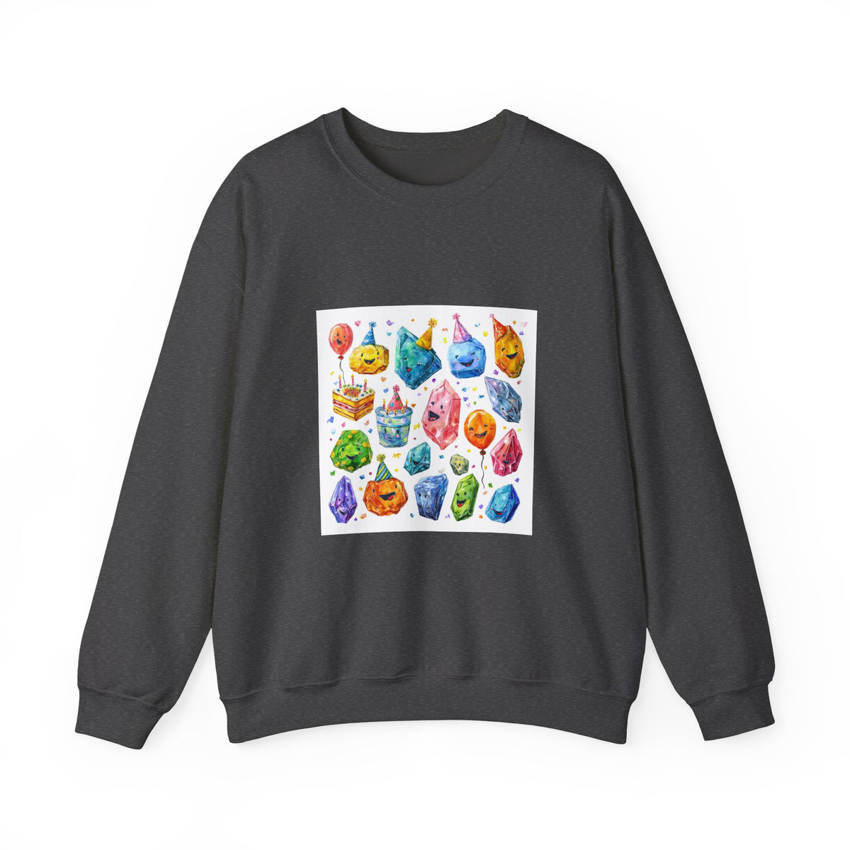 Crystal Birthday Party Crewneck | Neutrals & Reds