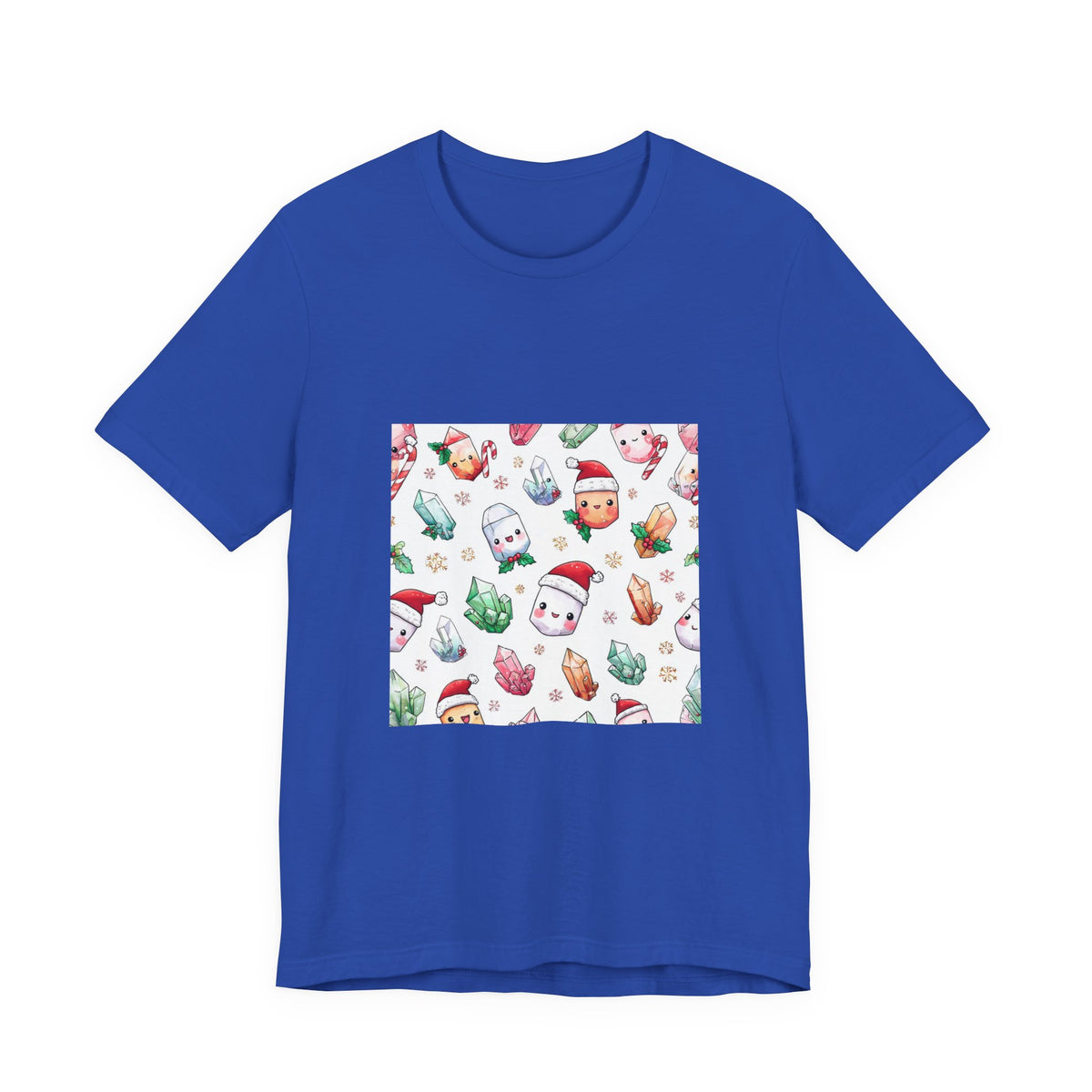 Pastel Christmas Crystal Friends T-Shirt | Royal, Navy & Purple