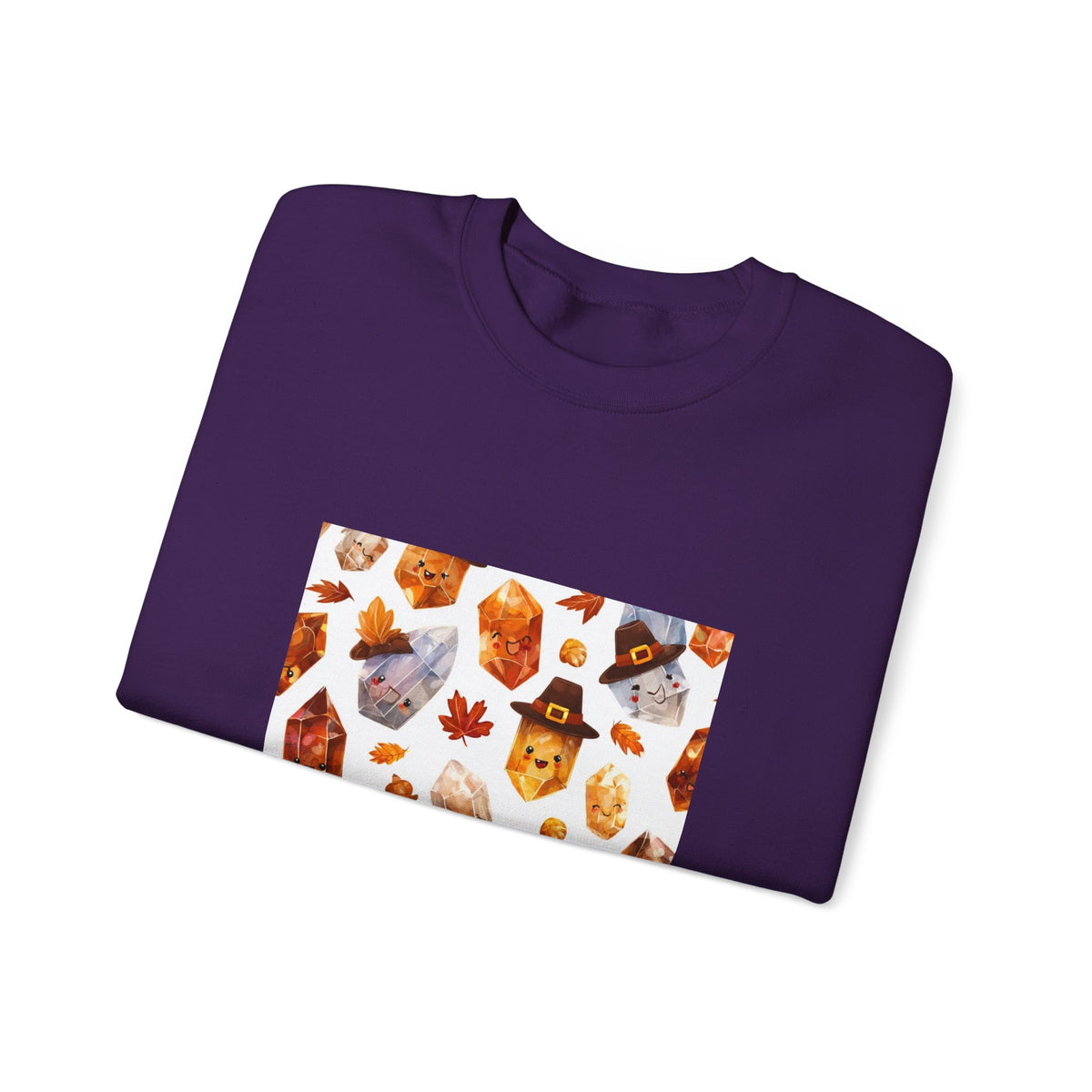 Thanksgiving Crystal Harvest Crewneck | Blues, Purples & Pinks