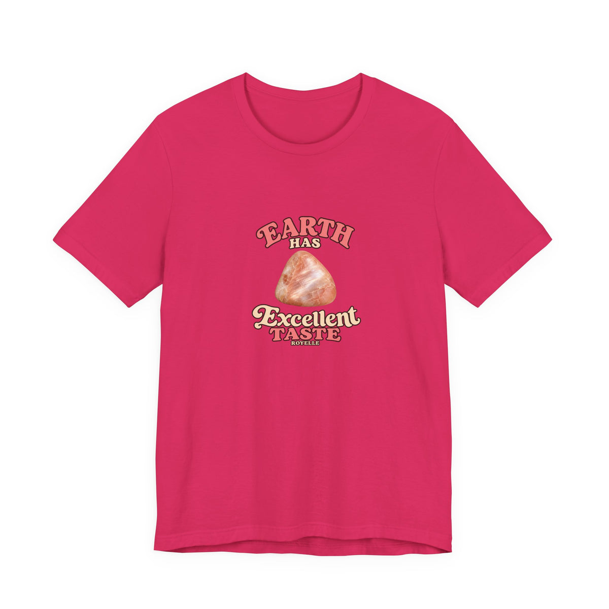 Earth Has Excellent Taste — Peach Moonstone Tee | Pinks & Orchid