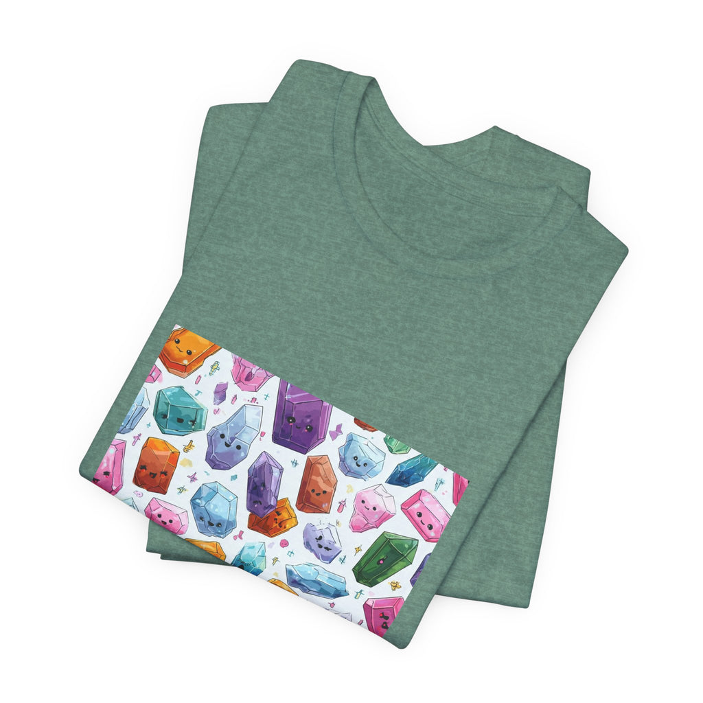Pastel Crystal Friends T-Shirt | Forest & Ocean