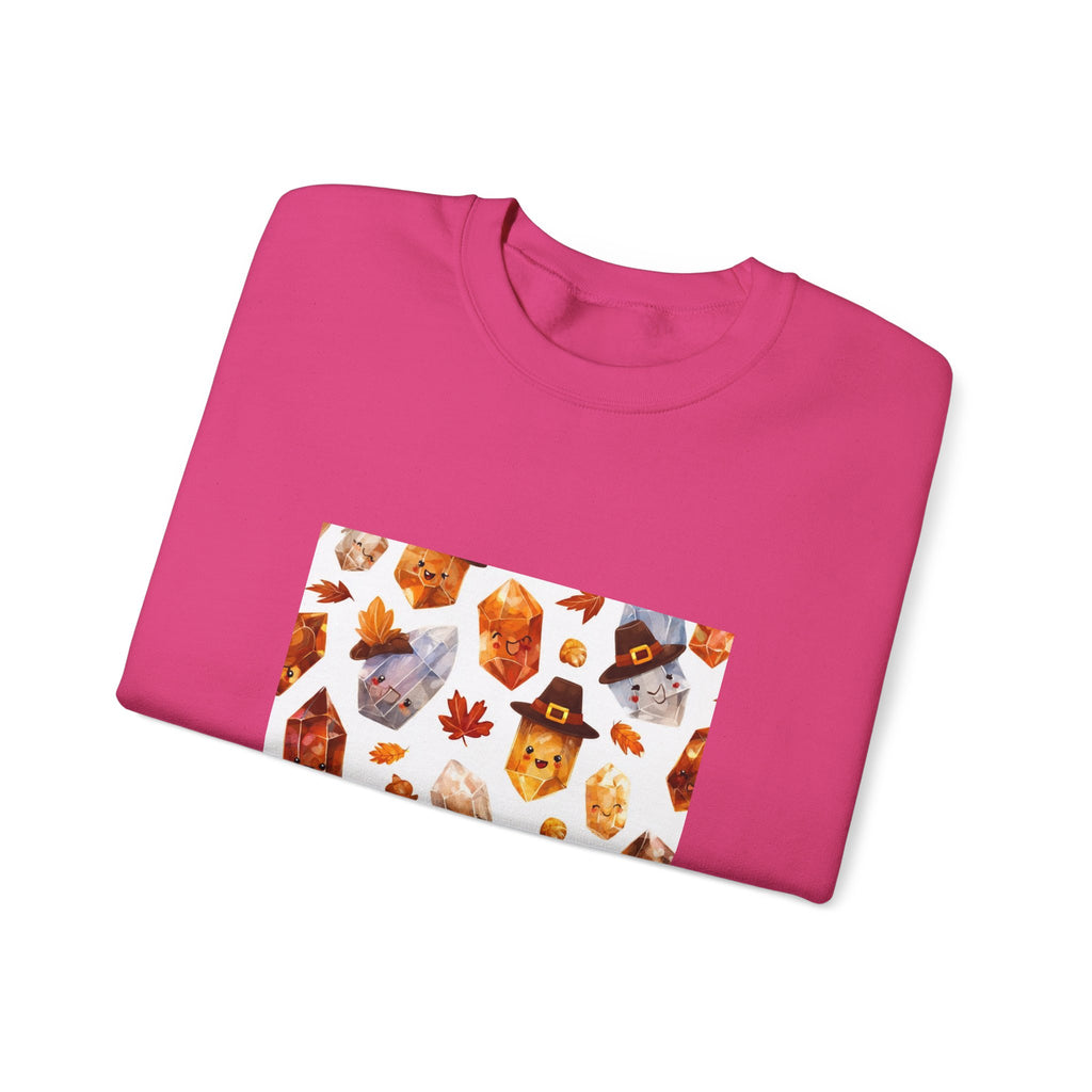 Thanksgiving Crystal Harvest Crewneck | Blues, Purples & Pinks