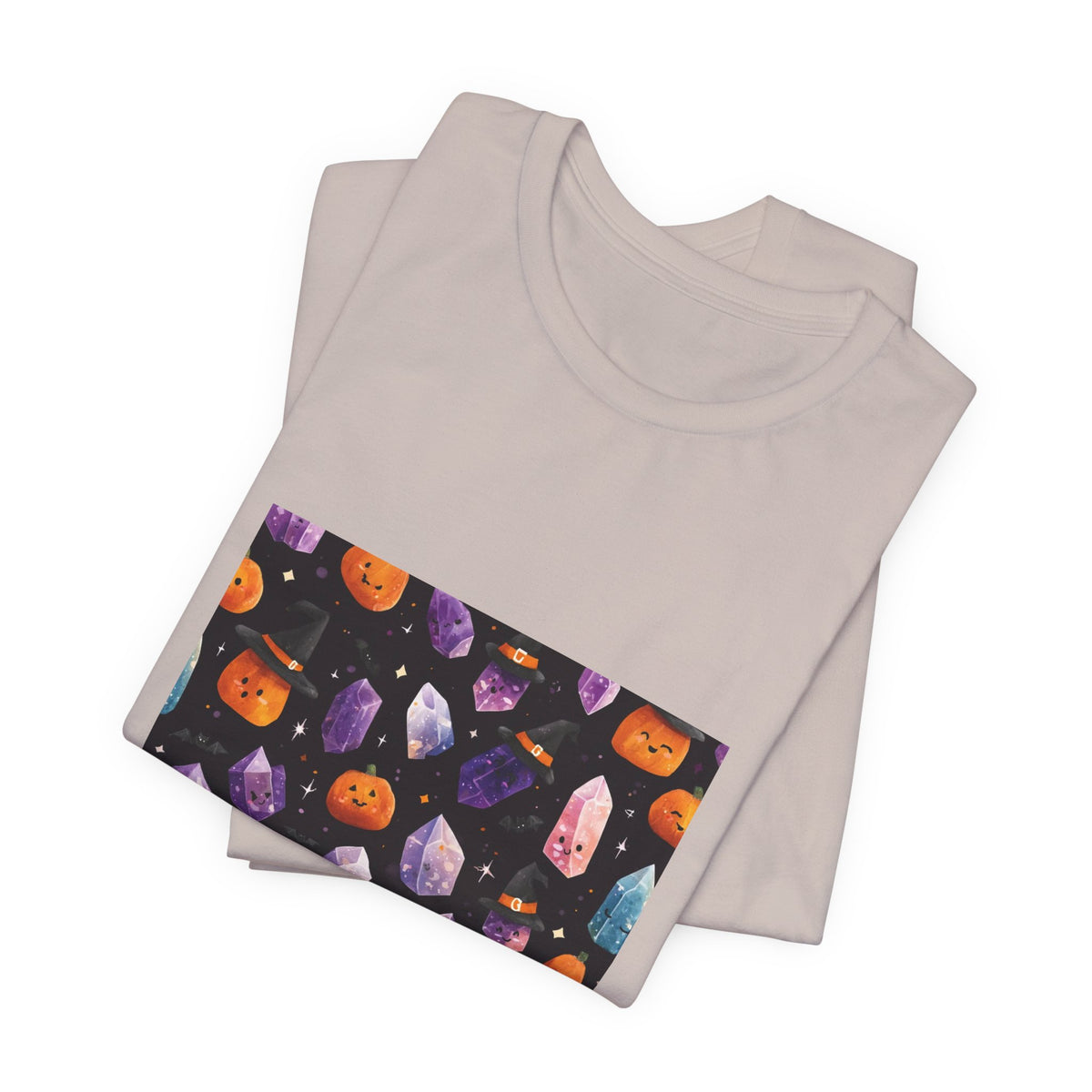 Halloween Crystal Party T-Shirt | Light Neutrals