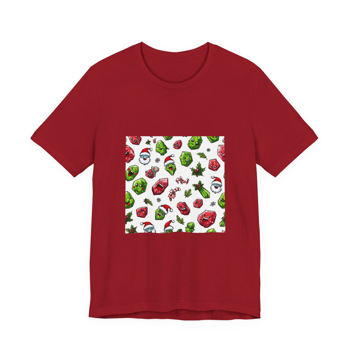 Christmas Crystal Cheer T-Shirt | Dark Neutrals & Reds