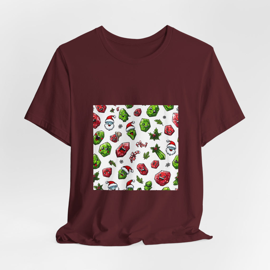 Christmas Crystal Cheer T-Shirt | Earthy Reds & Browns