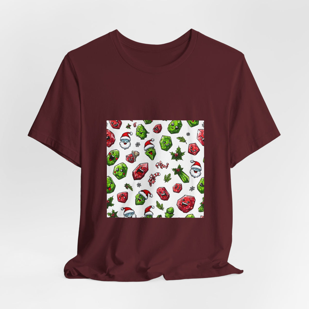 Christmas Crystal Cheer T-Shirt | Earthy Reds & Browns