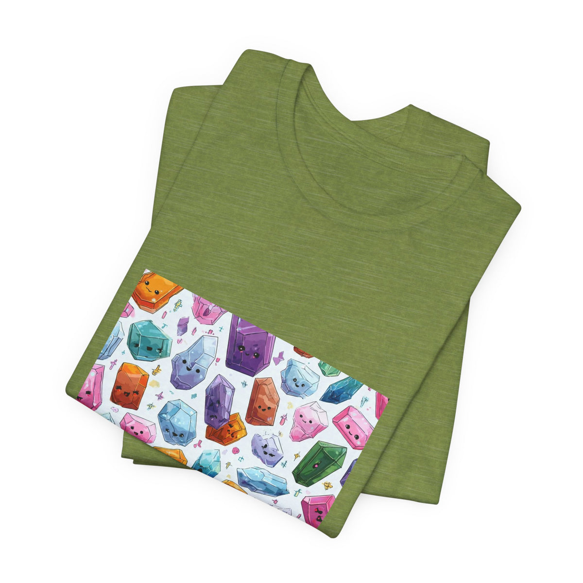 Pastel Crystal Friends T-Shirt | Greens