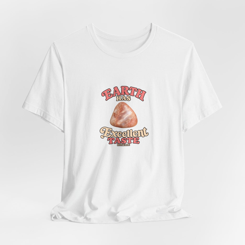 Earth Has Excellent Taste — Peach Moonstone Tee | Light Neutrals