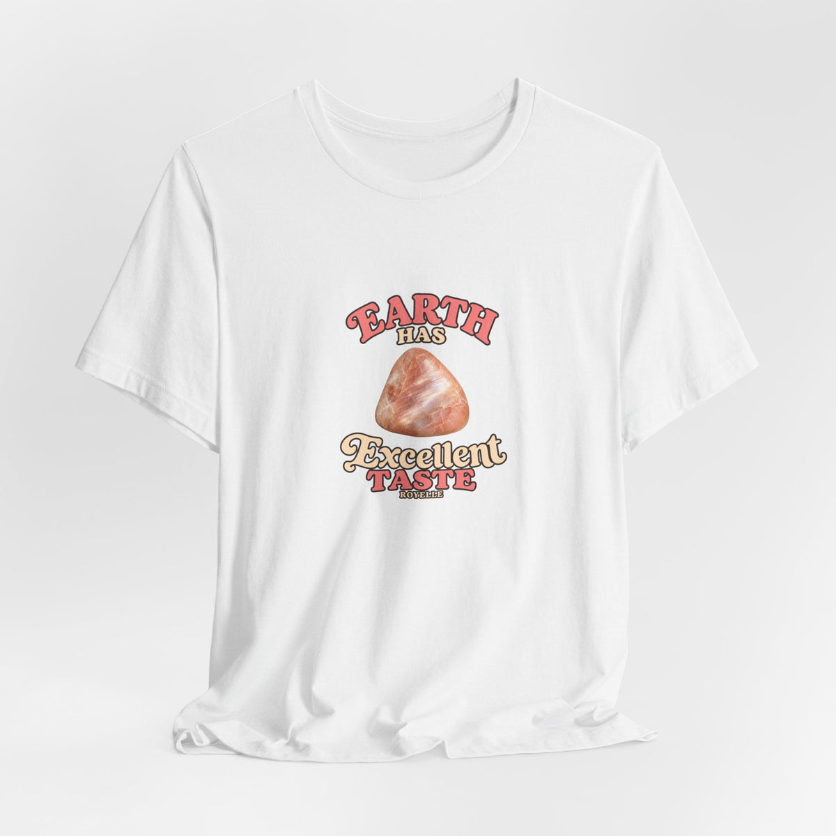 Earth Has Excellent Taste — Peach Moonstone Tee | Light Neutrals