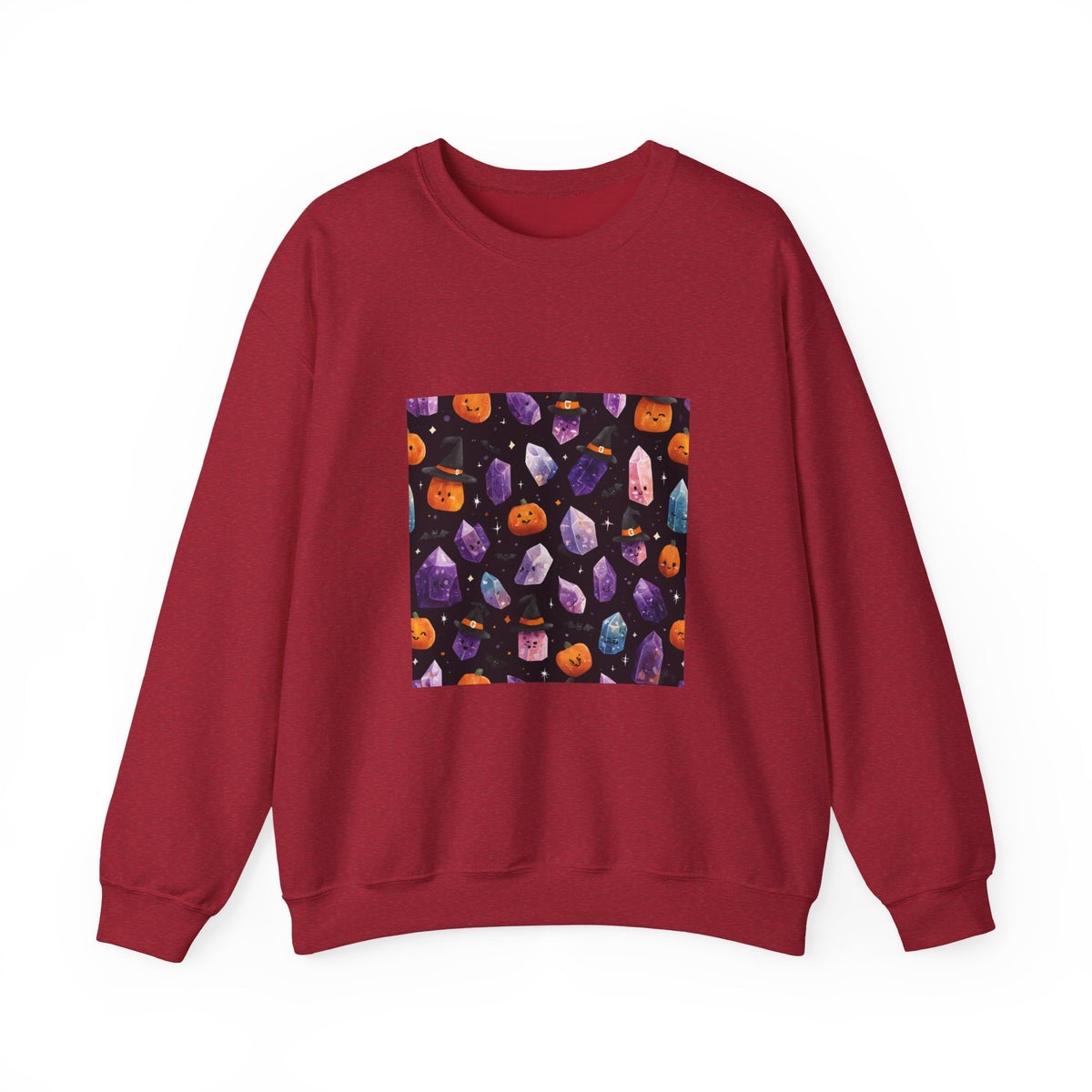 Halloween Crystal Party Crewneck | Neutrals & Reds
