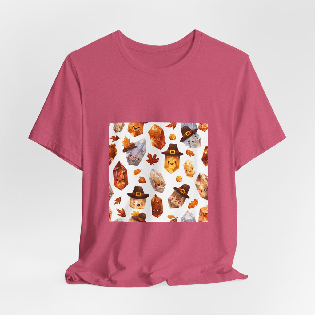 Thanksgiving Crystal Harvest T-Shirt | Dark Neutrals & Reds