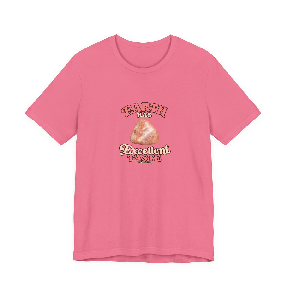 Earth Has Excellent Taste — Peach Moonstone Tee | Pinks & Orchid