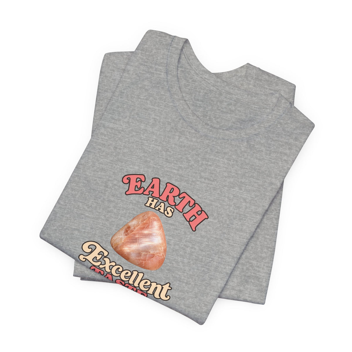 Earth Has Excellent Taste — Peach Moonstone Tee | Light Neutrals